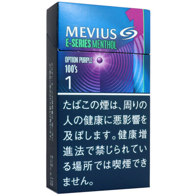 柔和七星梅比乌斯E系列1mg蓝莓 日本本土版 20支/盒 单盒/整条