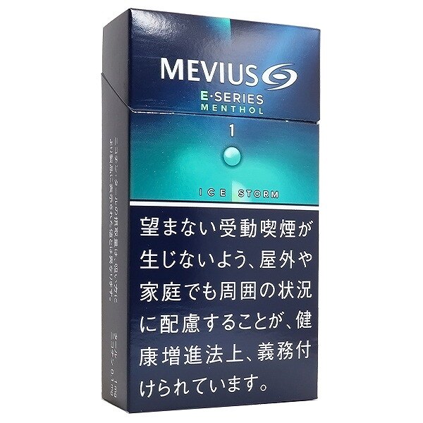 柔和七星梅比乌斯E系列冰薄荷1mg 日本本土版 20支/盒 单盒/整条