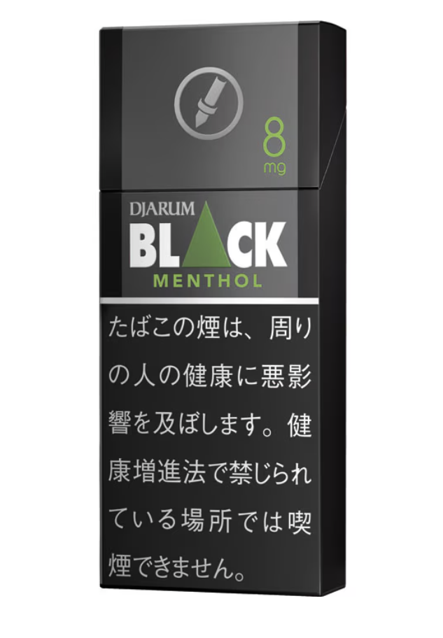 DJARUM黑浓薄荷 进口风味卷烟 8mg 10支/盒 单盒/整条