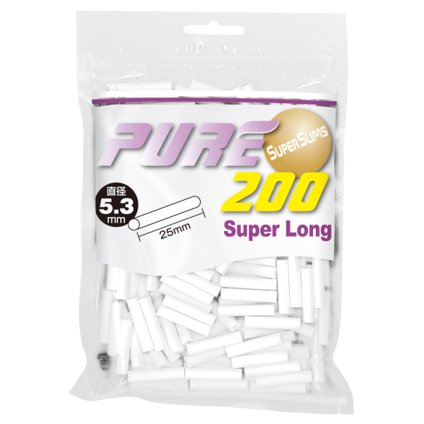 PURE滤嘴超细款加长5.3mm*25mm 卷烟耗材 直径5.3mm×长25mm 约 200 个装