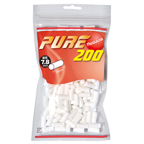 PURE滤嘴基础款7.8mm*18mm 卷烟耗材 直径7.8mm×长18mm 约 200 支装