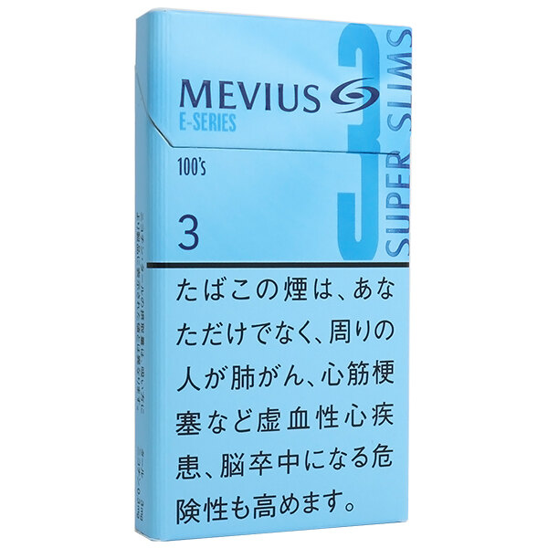柔和七星梅比乌斯E系列3mg超细 日本本土版 20支/盒 单盒/整条