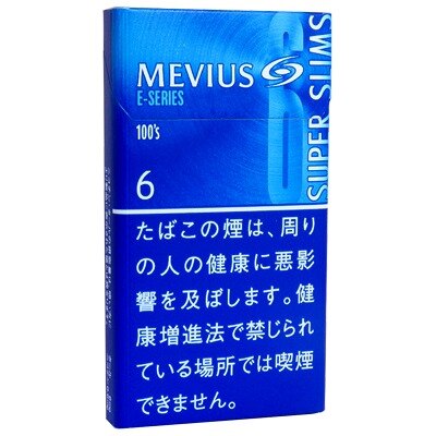 柔和七星梅比乌斯E系列6mg超细 日本本土版 20支/盒 单盒/整条